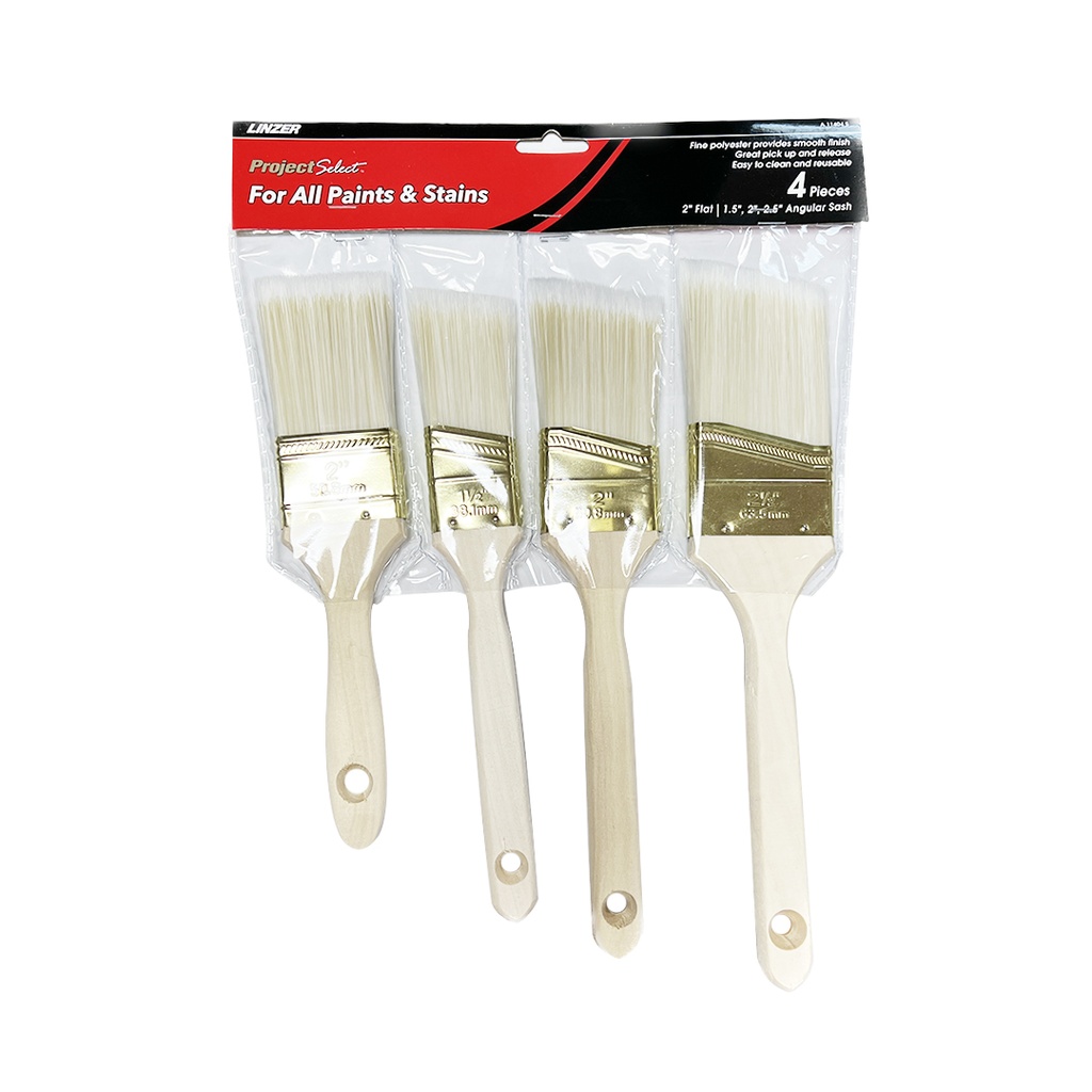 Linzer Project Select Angle/Flat Paint Brush Set