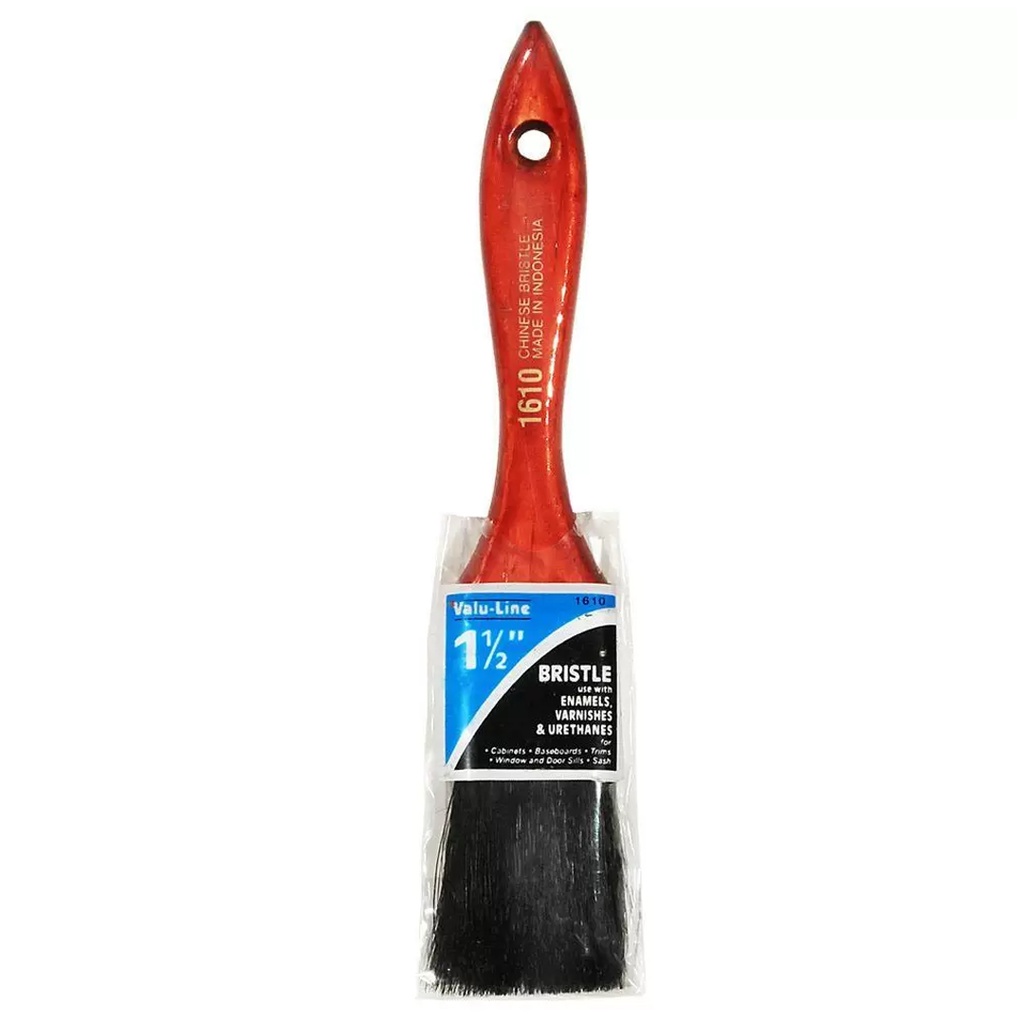 Products 1610 Brush Varnish Wall Black China- 1.5In