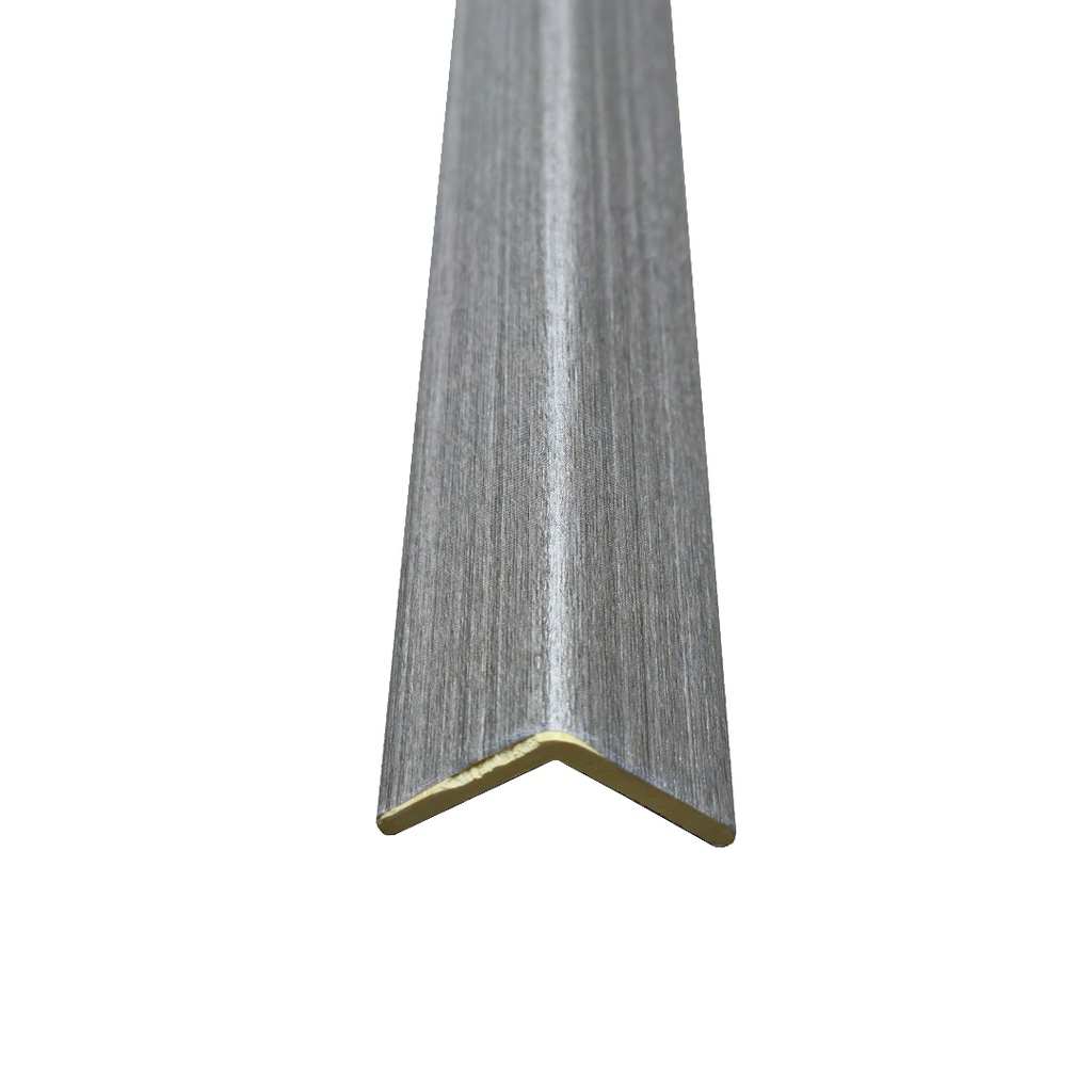 MOLD.PVC "L" #GRIS 1"X1"X 112"