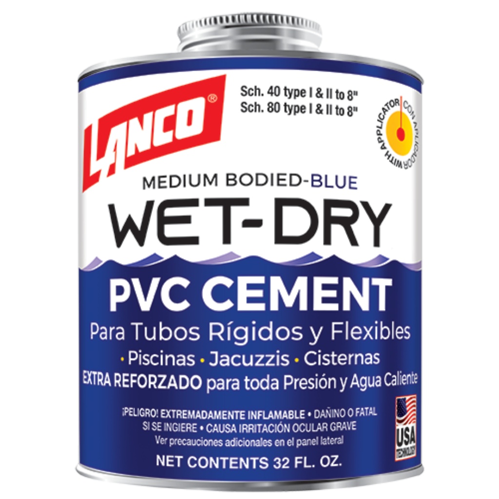 PEGA PVC AZUL 32 OZ
