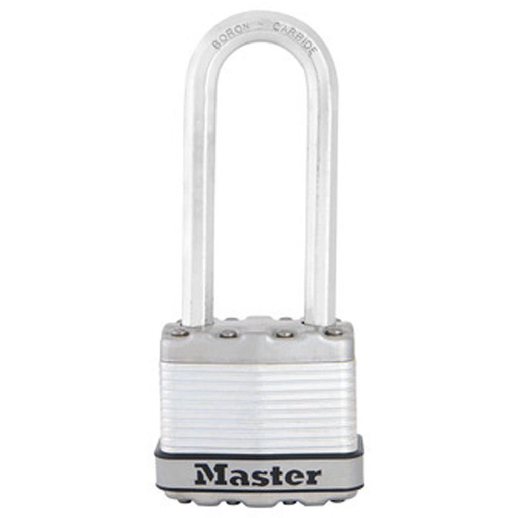 Master Lock 1-9/16 in. H X 11/16 in. W X 1-3/4 in. L Steel Dual Ball Bearing Locking Weather-Resista