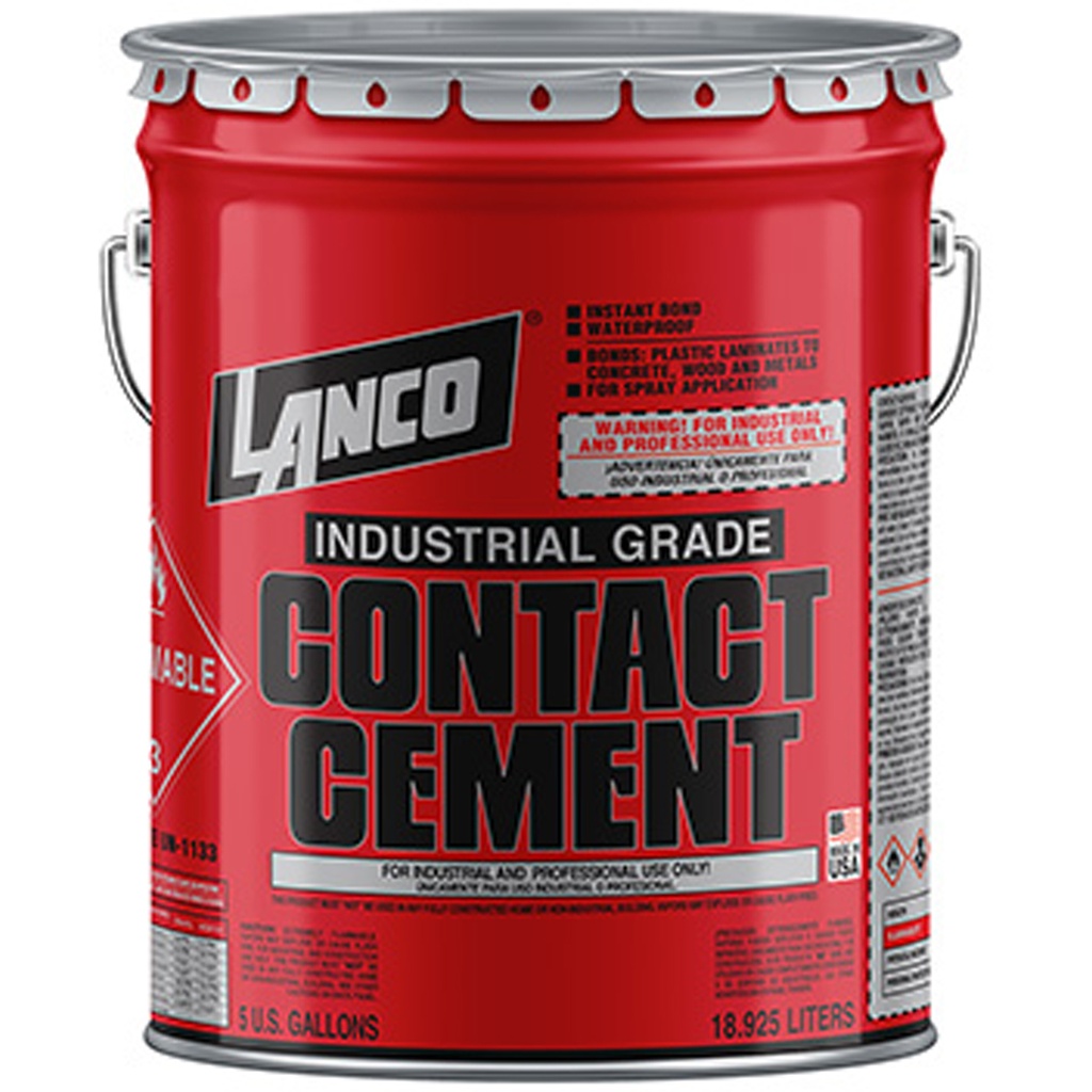 [CA1512] LANCO CONT/CEMENT ROJO SP 5GL
