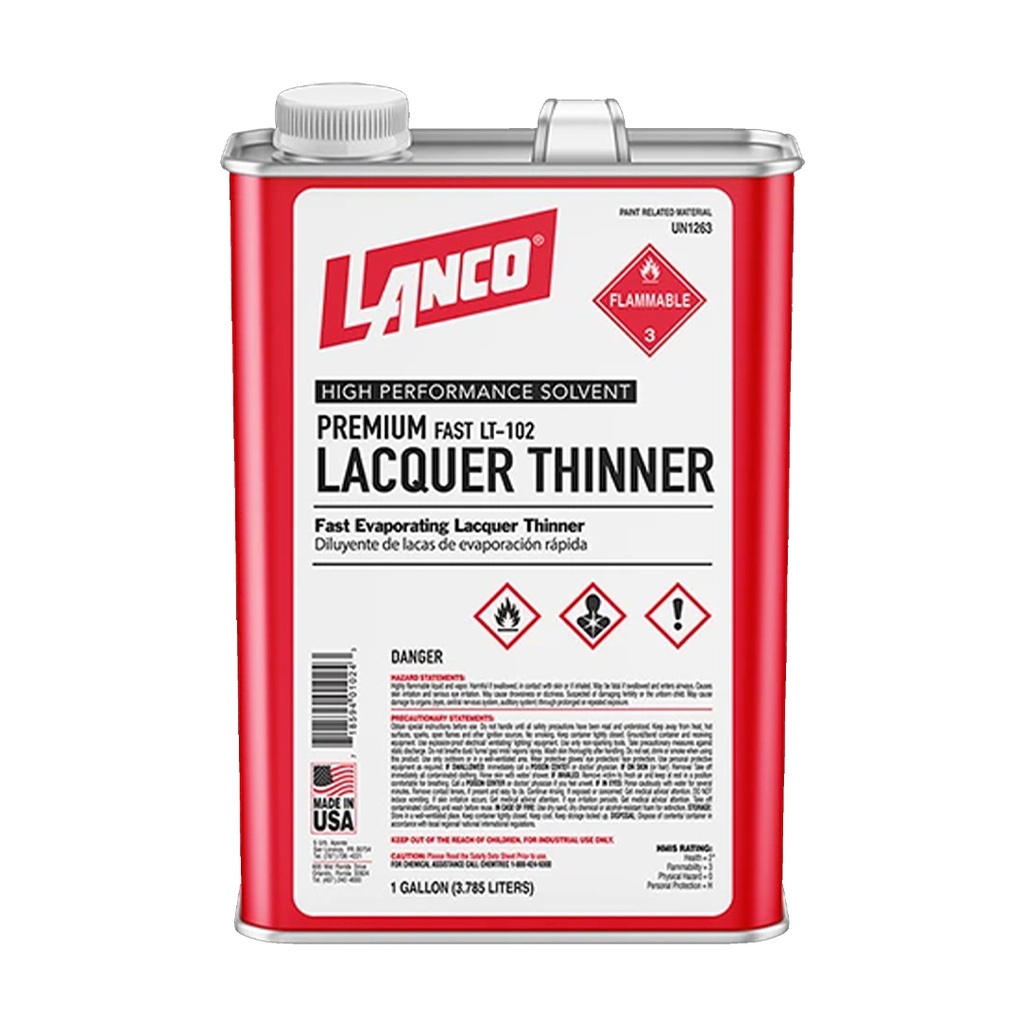 [LT1024] LANCO LACQUER THINNER GL