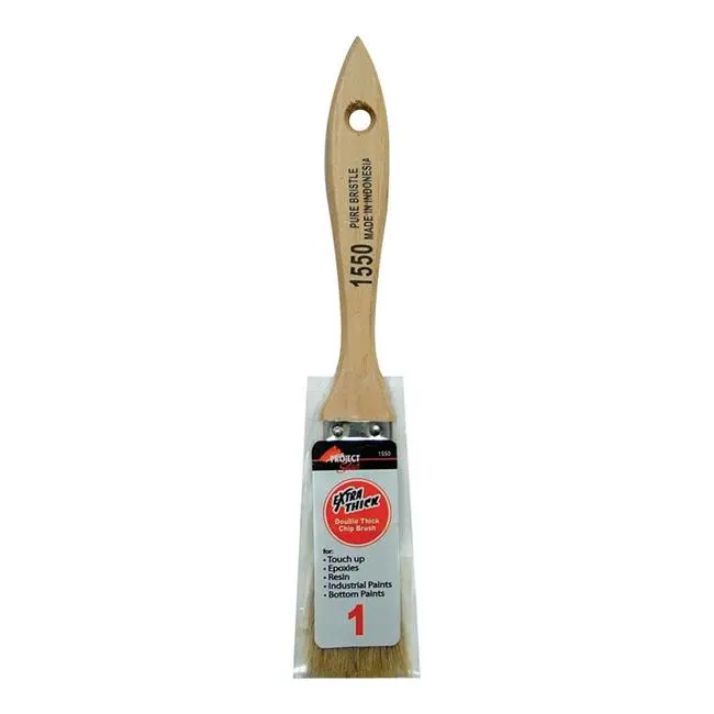 [1000668] Linzer 1 in. W Double Thick Flat Chip Brush