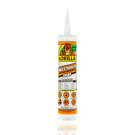 Gorilla Max Strength Construction Adhesive 9 Oz.