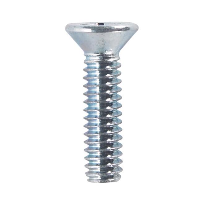 HILLMAN No. 1/4-20 Ga. X 1 in. L Phillips Flat Head Zinc-Plated Steel Machine Screws 100 Pk