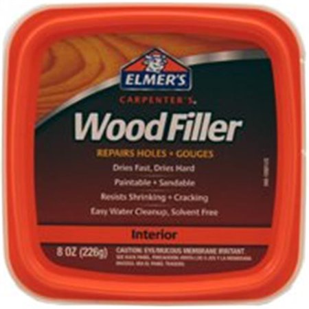 Elmer's E848D12 Natural Carpenters Solvent-Free Interior Wood Filler - 8 Oz