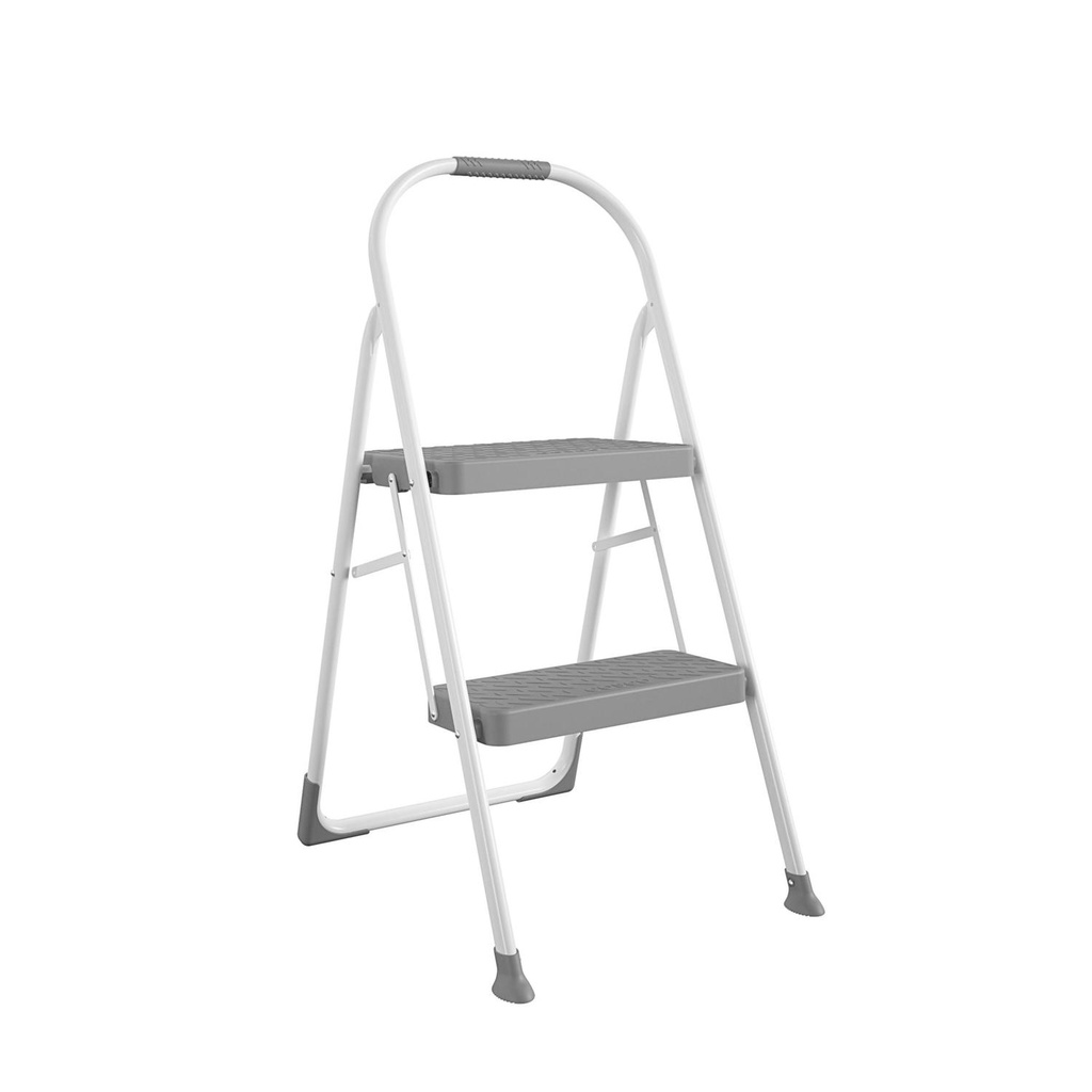 Cosco 37.09 in. H X 16.77 in. W X 2.83 in. D 225 Lb. Capacity 2 Step Steel Folding Step Stool