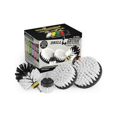 Drillbrush 5 in. W Soft Bristle Metal Handle Drill Brush Set