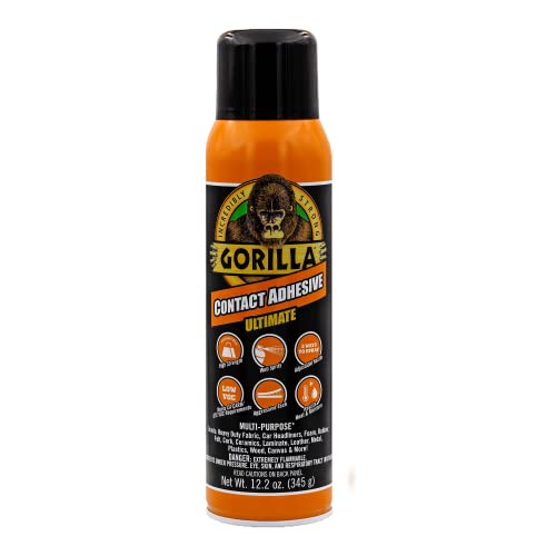 Gorilla Contact Spray Adhesive Ultimate: 12.2 Oz. (Clear)