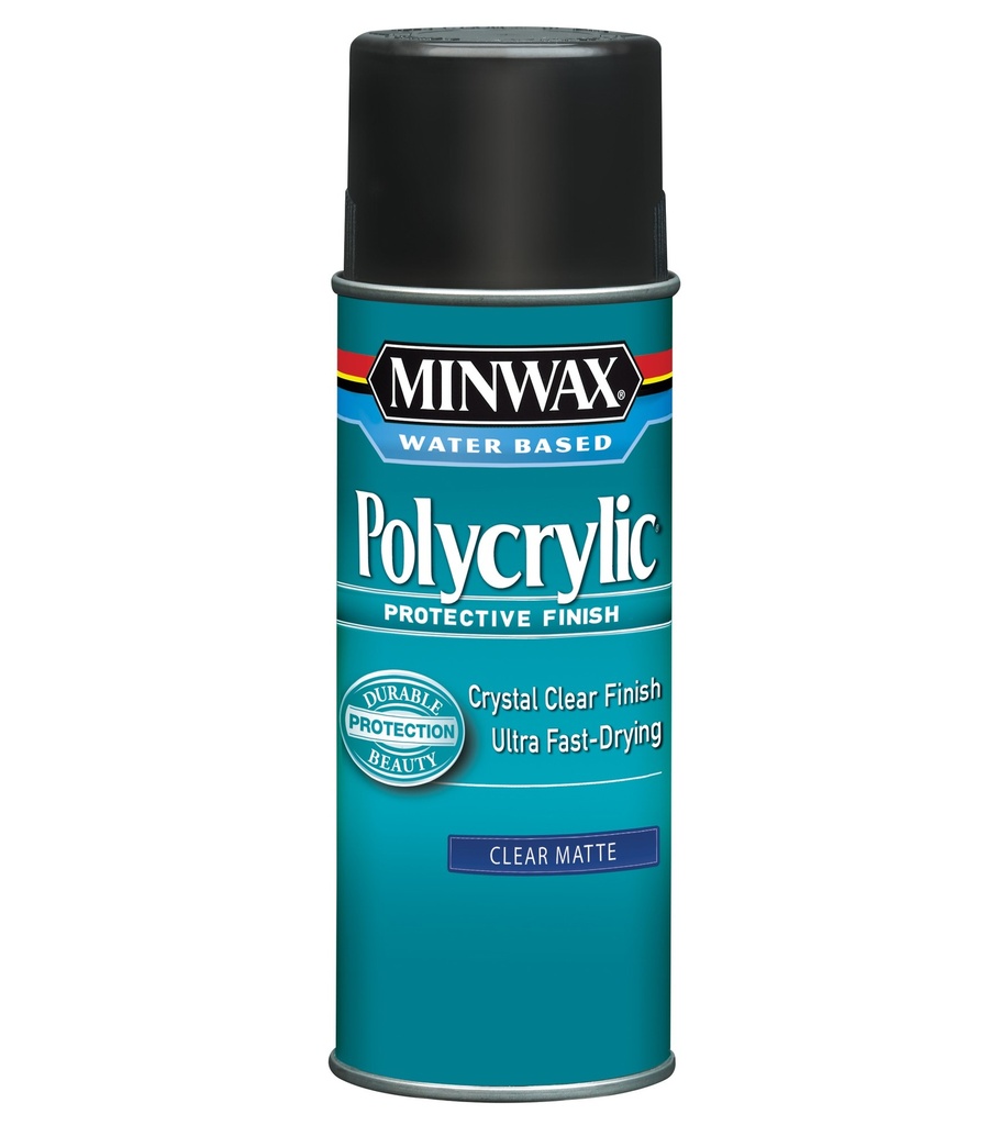 Minwax Polycrylic Matte Clear Water-Based Polycrylic Protective Finish 11.5 Oz