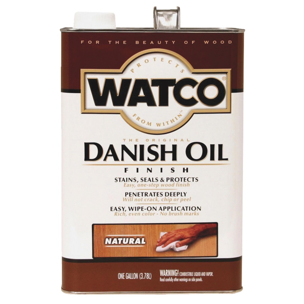 [1031509] Transparent Natural Oil-Based Danish Oil 1 Gal