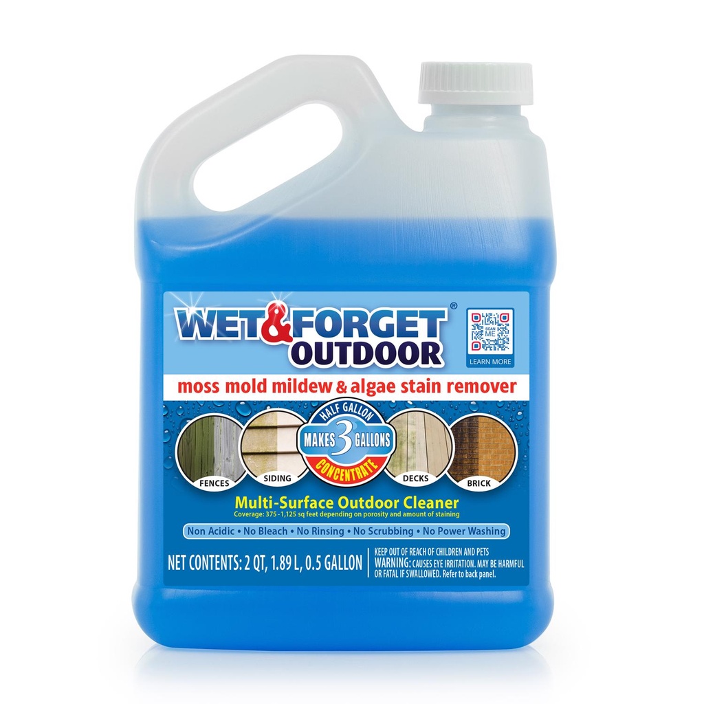 [1032058] Wet & Forget Outdoor Cleaner Concentrate 0.5 Gal