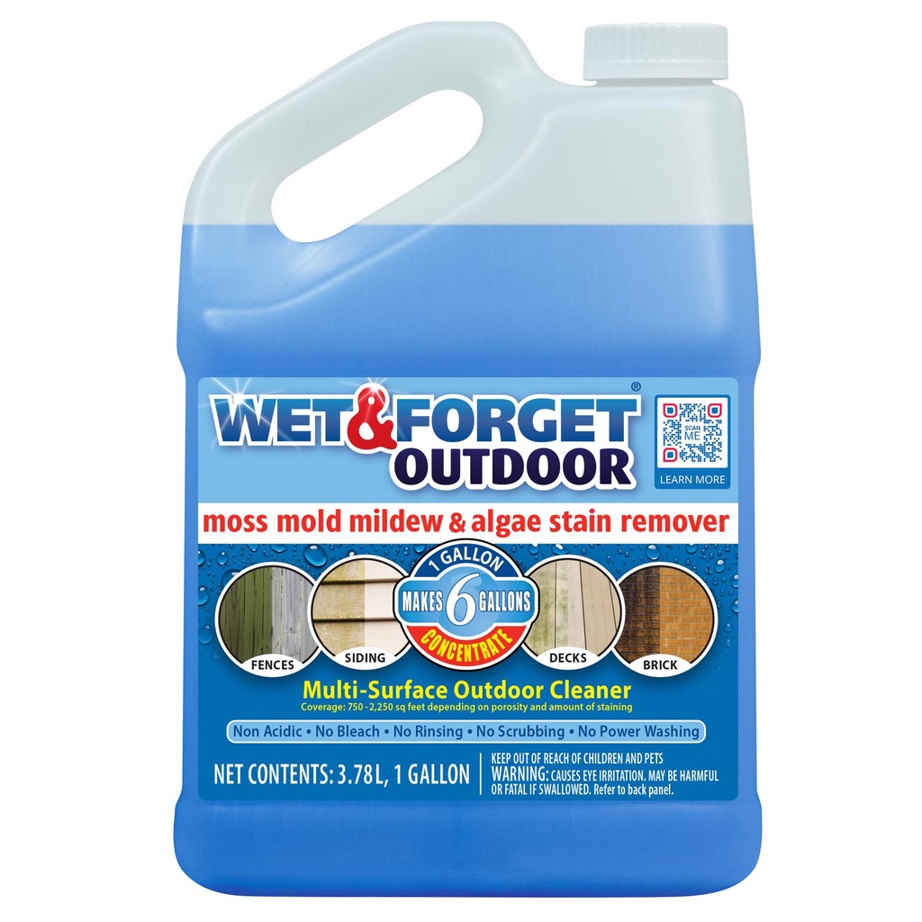 [1032060] Wet & Forget Outdoor Cleaner Concentrate 1 Gal
