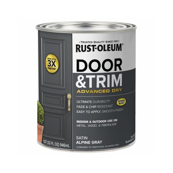 DOOR PAINT ALPN GRY 1QT