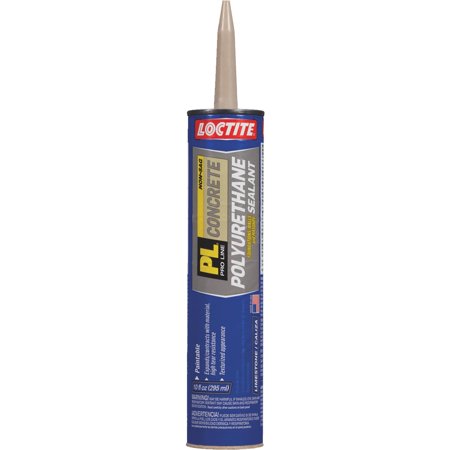 Loctite PL S10 Gray Polyurethane Concrete Filler and Sealant 10 Oz