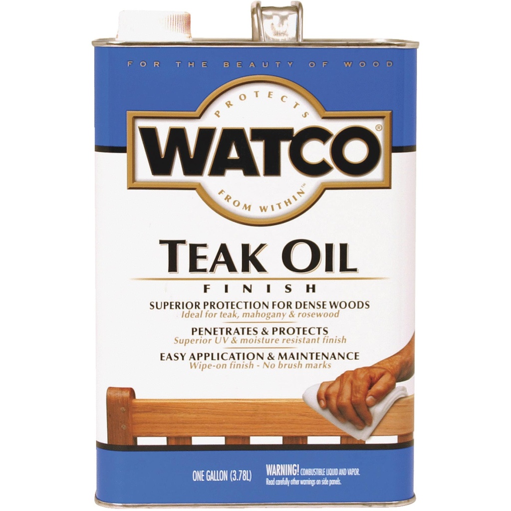Transparent Satin Teak Oil-Based Teak Oil 1 Gal