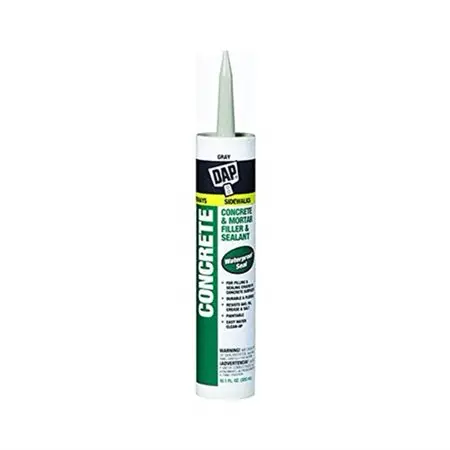 DAP Gray Silicone Concrete and Masonry Filler and Sealant 10.1 Oz.
