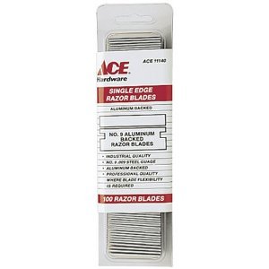 Ace Carbon Steel Single Edge Razor Blade 1.75 in. L 1 Pk