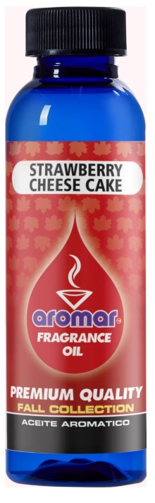 Aromar Aromatherapy Spa Collection Essential Aromatic Fragrance Oil Strawberry Cheesecake  2.2oz Made in Usa