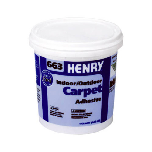 Henry 663 Outdoor Carpet High Strength Latex Beige Adhesive 1 Qt