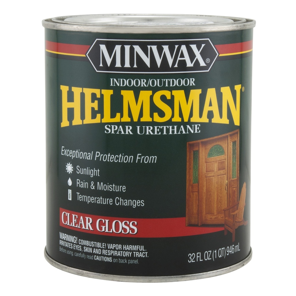 Minwax Helmsman Gloss Clear Oil-Based Spar Urethane 1 Qt