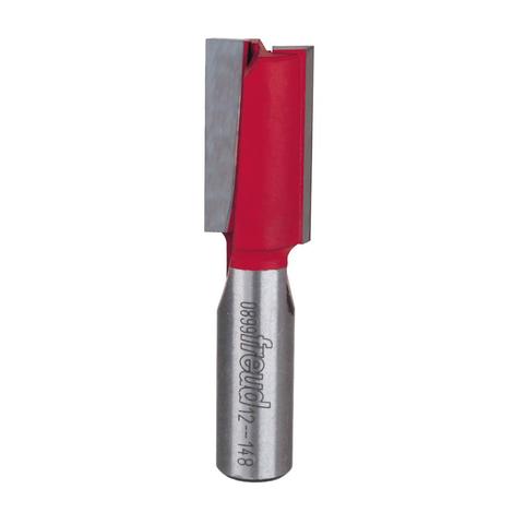 Freud 11/16 in. (Dia.) Double Flute Straight Bit with 1/2 in. Shank - 12-148