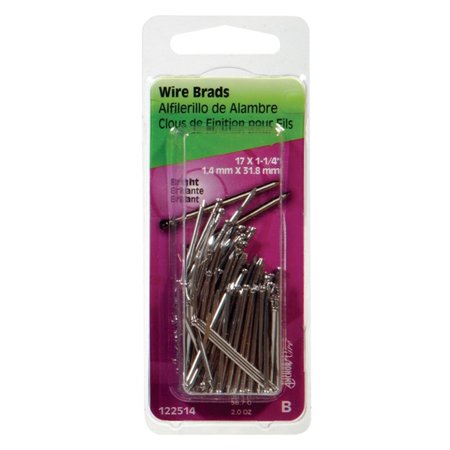 WIRE BRADS 1-1/4 BRIGHT PK2OZ