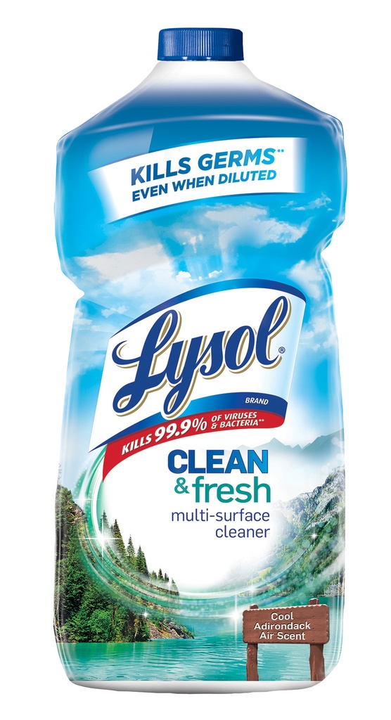 Lysol Clean and Fresh Cool Adirondack Air Scent Multi-Purpose Cleaner 40 Oz 1 Pk