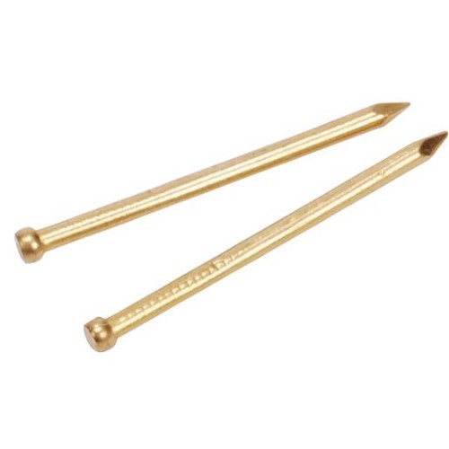 WIRE BRADS  1"   BRASS PK 2OZ