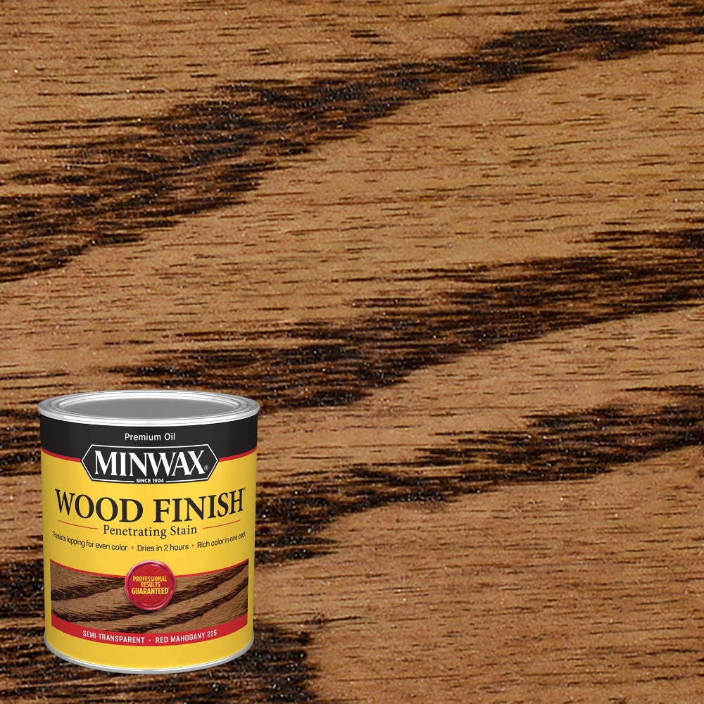 Minwax Red Mahogany Interior Penetrating Oil-Based Wood Stain 1 Qt.