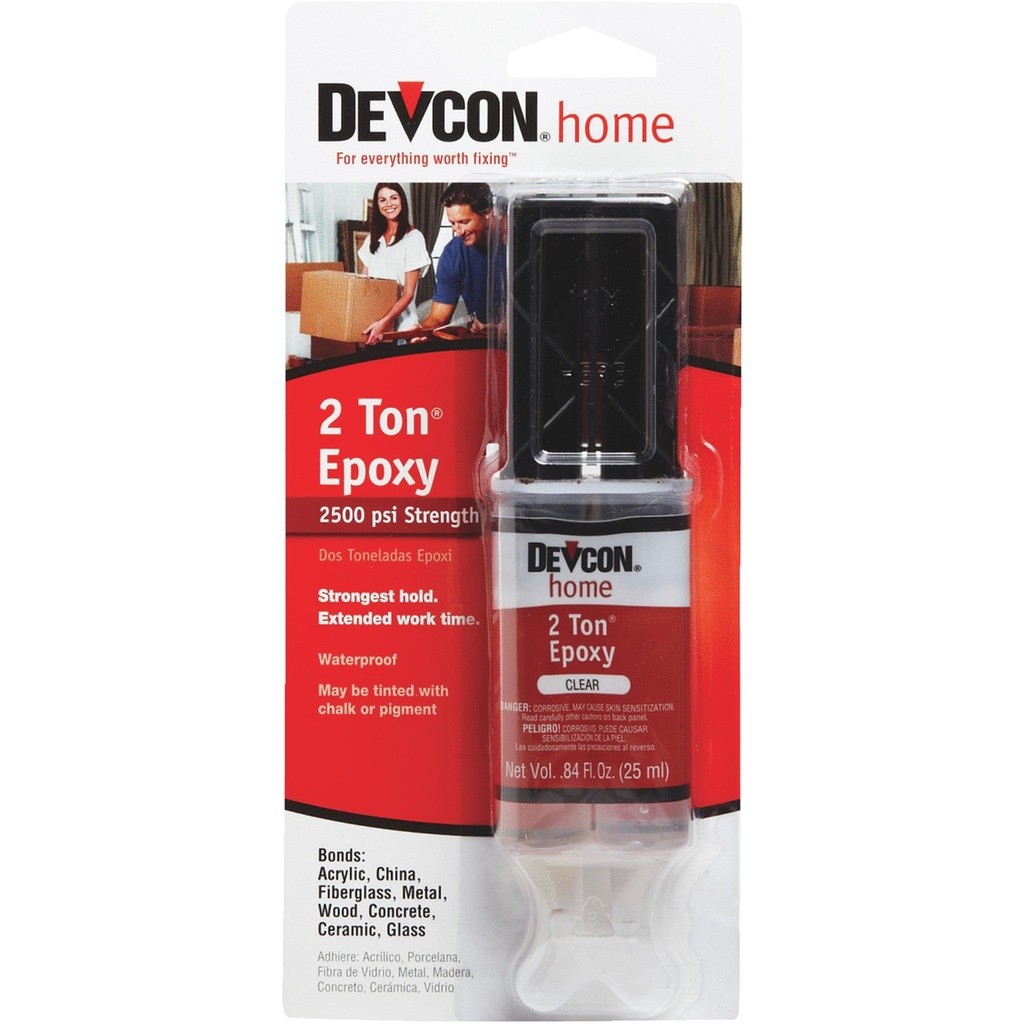 [12769] Devcon Home 2 Ton High Strength Epoxy 0.84 Oz.
