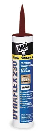 [12914] Dap Dynaflex 230 Brown Silicone Door, Trim and Window Sealant 10.1 Oz. - Deal of the Week