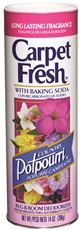 Carpet Fresh Country Potpourri Scent Carpet Odor Eliminator 14 Oz Powder