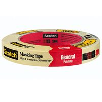 3M - Scotch Masking Tape - 3/4 Inch X 60 Yard - 05617