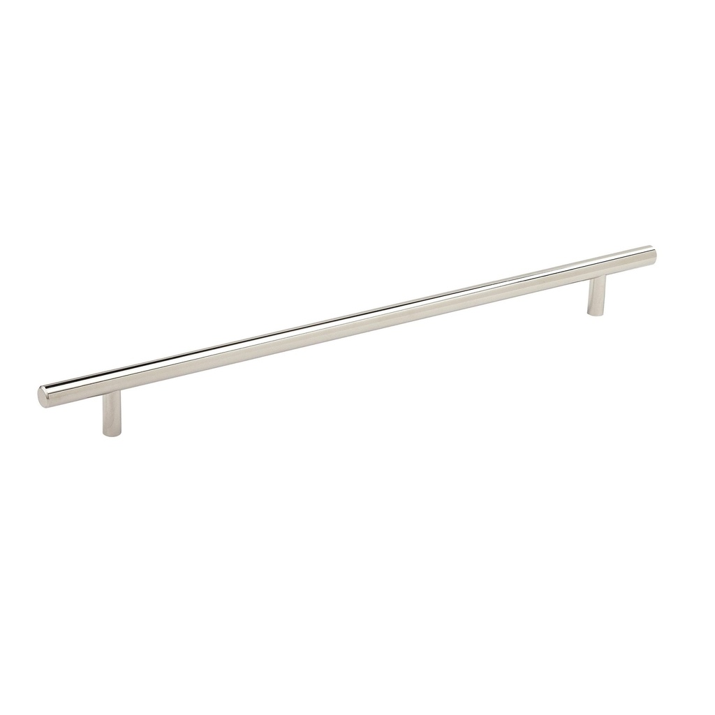 Amerock BP19014 Bar Pulls 12-5/8 Inch Center to Center Bar Cabinet Pull Polished Nickel Cabinet Hardware Pulls Bar