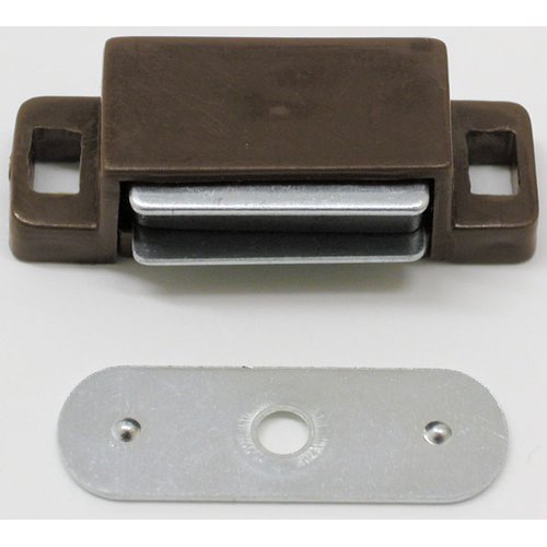 13500 Plastic Magnetic Catch - Brown