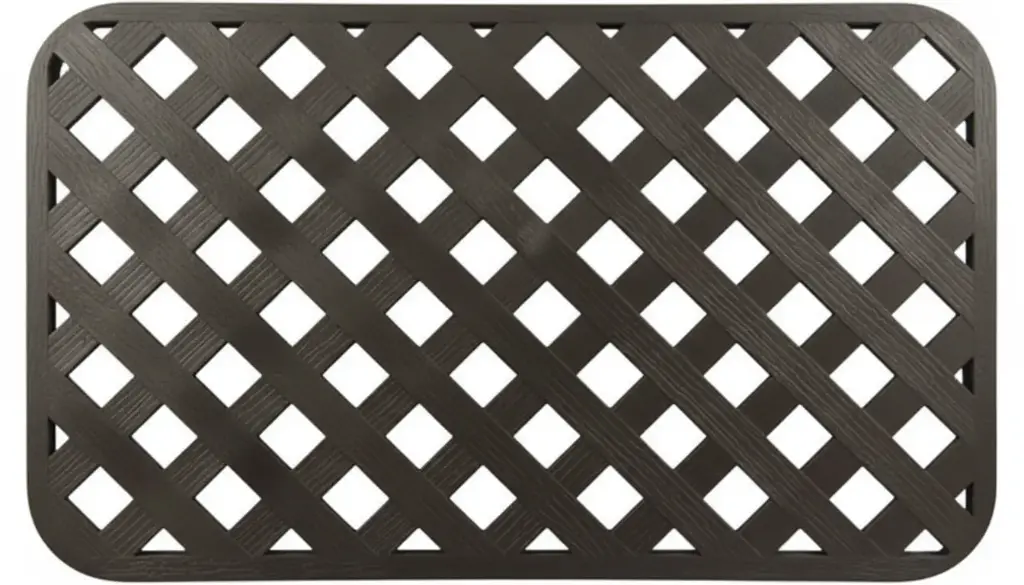 PANEL LAT. PVC PRIV. 4X8 BLACK