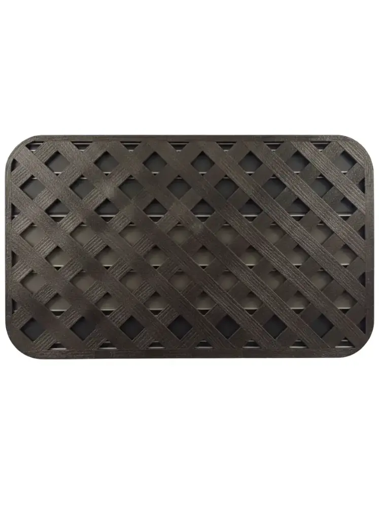 PANEL LAT. PVC PRIV. 4X8 BLACK