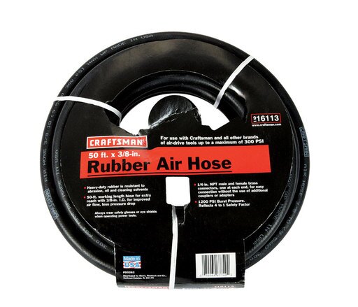 AIR HSE RBR BLK 3/8"X50'