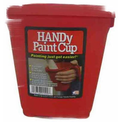 [1436948] Handy Paint Cup Red 1 Pt Paint Pail