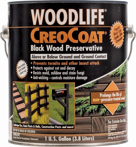 0.88 Gal. CreoCoat Black Water-Based Exterior Wood Preservative