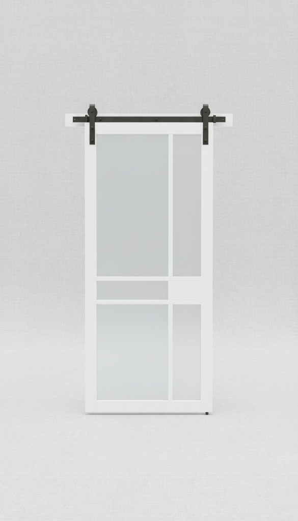 BARNDOOR KIT "BADEN"WHITE 36X84