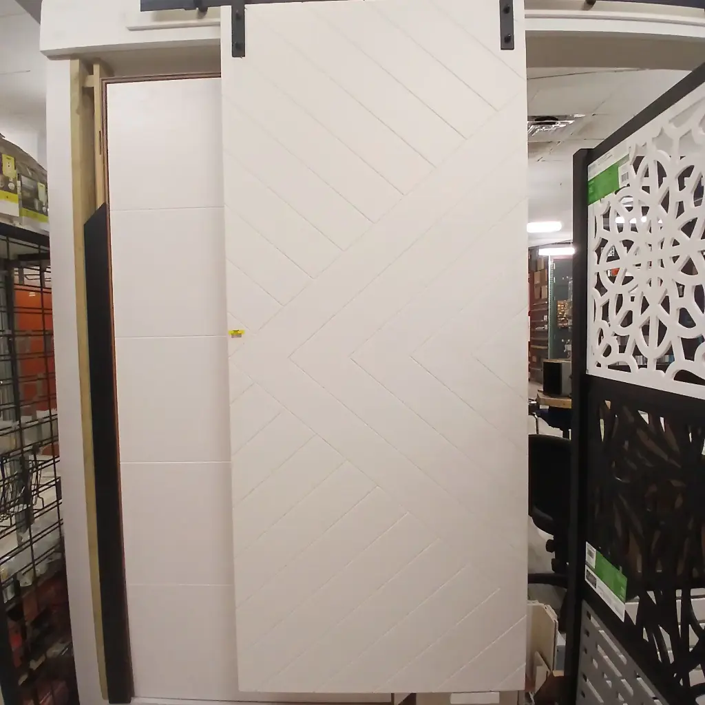 BARNDOOR KIT "BREMEN"WHITE 36X84