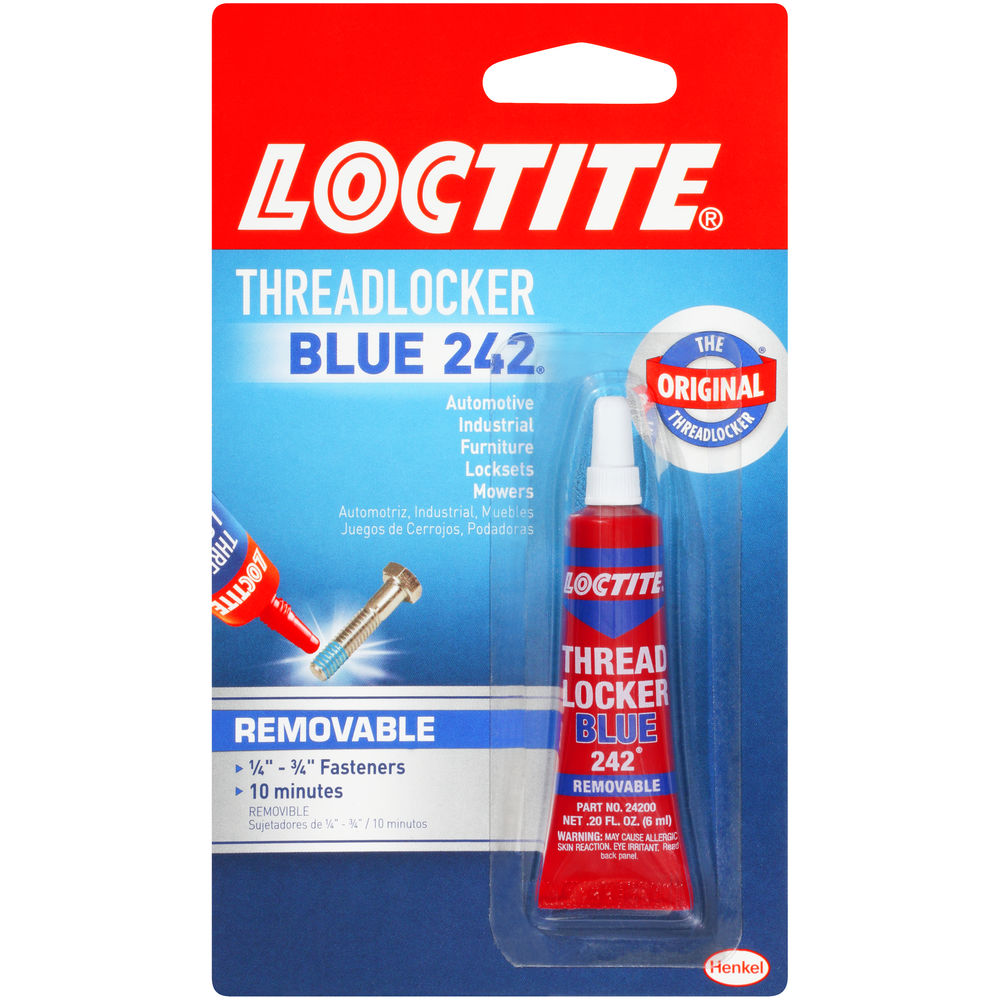 Loctite Medium Strength Threadlocker Liquid 0.2 Oz