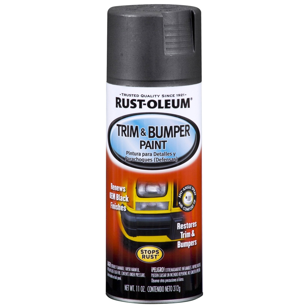Rust-Oleum Automotive Matte Black Trim & Bumper Spray Paint 11 Oz