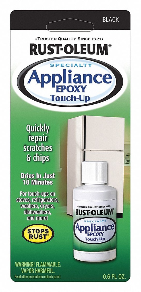 [1517374] Rust-Oleum Specialty Gloss Black Appliance Touch-up Paint 0.6 Oz