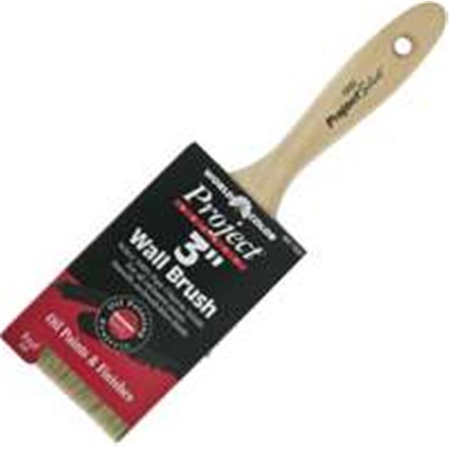 PNTBRSH WHT BRISTLE 3"V