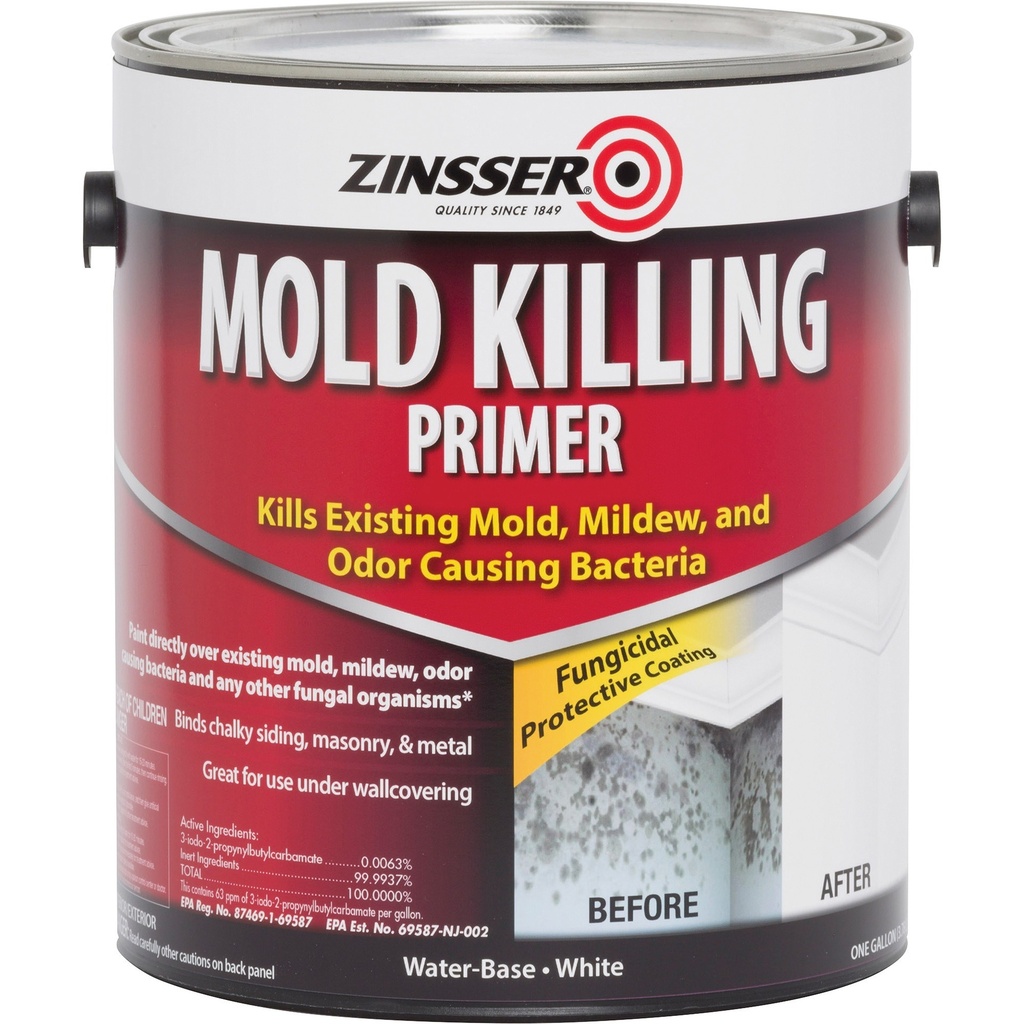 Rust-Oleum 1-Gallon Bucket/Pail Interior/Exterior Mold Killing Primer - Flat White (2/Carton)