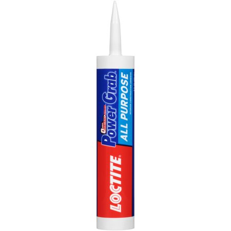 Loctite Power Grab All Purpose Synthetic Latex All Purpose Construction Adhesive 9 Oz. (Pack of 12)